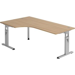 Corner desk height adjustable