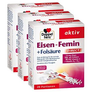 Eisenpräparat Doppelherz Eisen-Femin Direct mit Vitamin C + B6