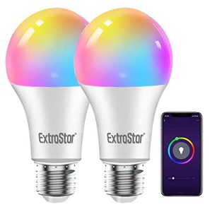 Energiesparlampe E27 EXTRASTAR Alexa LED E27 WiFi Smart