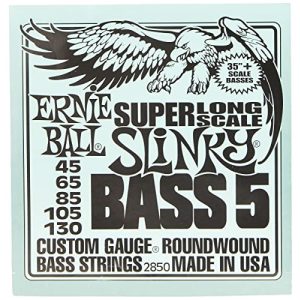 Ernie-Ball-Bass-Saiten Ernie Ball P02850 Bass 5 Slinky Super Long
