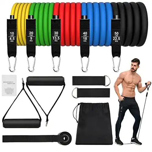 Expander-Bänder JATEKA Resistance Bands Fitnessbänder Set