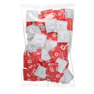 Extra dünne Kondome ON) Kondome Super Thin 54 mm Breite