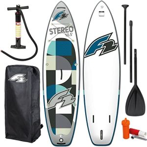 F2-SUP F2 Stereo Grey 2022 Inflatable Aufblasbar Stand Up Paddle