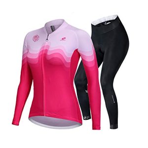 Women's Cycling Clothing NUCKILY Flowers Breathable