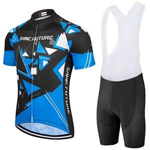 Men's cycling clothing shine future cycling jersey set men
