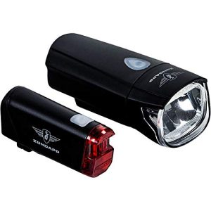 Fahrradbeleuchtung Batterie ZÜNDAPP Fahrradlicht LED Set