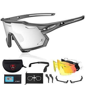 Fahrradbrille klar X-TIGER Fahrradbrille Polarisiert Sonnenbrille