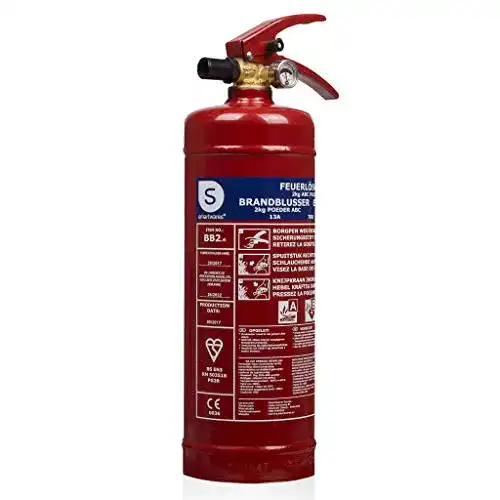 Feuerlöscher 2 kg Smartwares 10.014.68 Pulverlöscher 2 kg