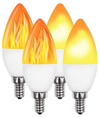 Die beste flammen gluehbirne luminea flackerlicht 4er set led lampen Bestsleller kaufen
