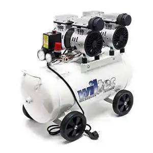 Flüsterkompressor 50 l Wiltec Ölfreier Flüsterkompressor