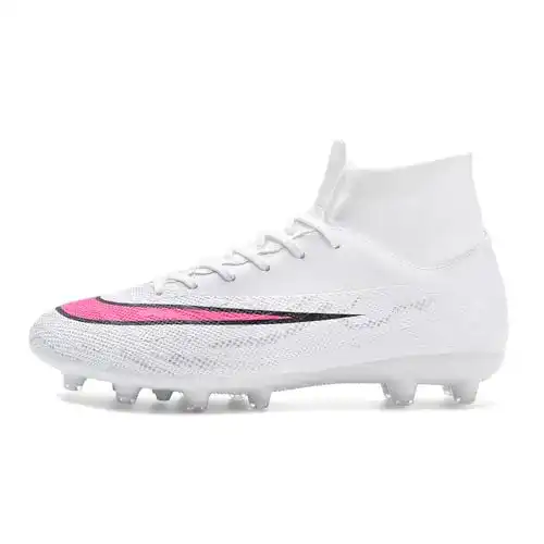Fußballschuhe Damen BINBINNIAO Herren High Top Anti Rutsch
