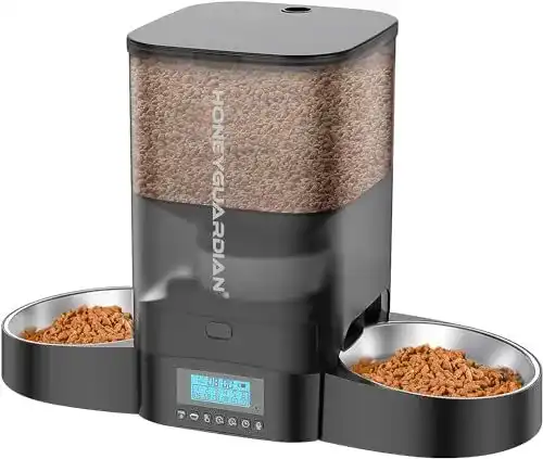 Futterautomat für 2 Katzen honeyguaridan Futterautomat Katze