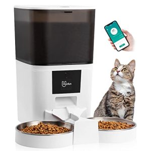 Futterautomat für 2 Katzen Hoofun Smart Futterautomat Katze