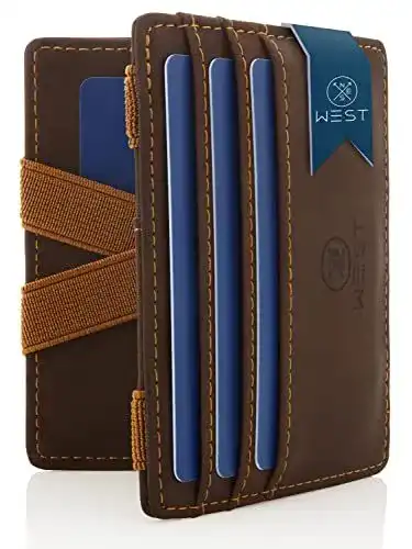 Geldbörse Herren WEST ® Magic Wallet mit Münzfach