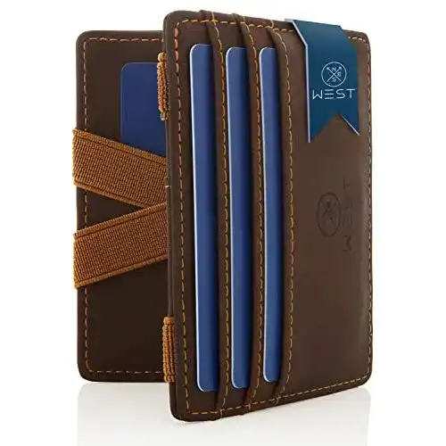 Geldbörse Herren WEST ® Magic Wallet mit Münzfach