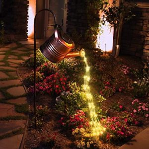 Gießkanne mit Lichterkette lifemet Star Shower Garden Decoration