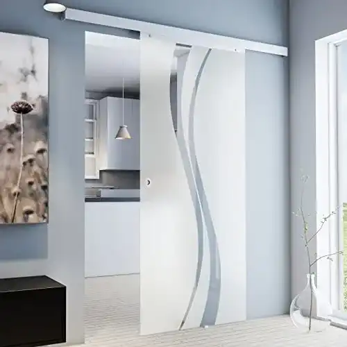 Glastür inova Glasschiebetür Komplettset 755×2035 mm