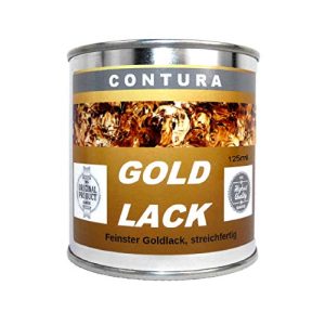 Goldlack Contura Goldfarbe Effektlack Metalleffekt Lack innen