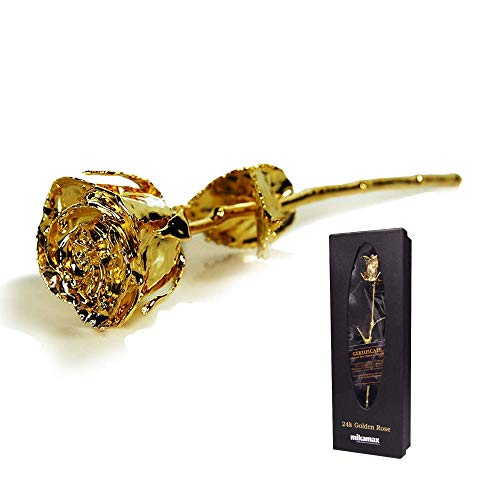 Die beste goldrose mikamax goldene rose 24 karat echtheitszertifikat Bestsleller kaufen