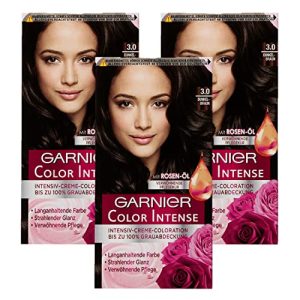 Haarfarbe dunkelbraun Garnier dauerhafte Creme-Coloration