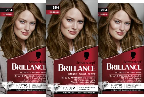 Die beste haarfarbe hellbraun brillance intensiv color creme 864 rehbraun Bestsleller kaufen