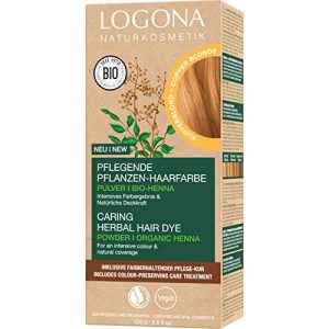 Hair dye blonde LOGONA natural cosmetics nourishing plant-based