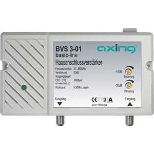 Hausanschlussverstärker AXING BVS 3-01 mit Rückkanal 5-30 MHz