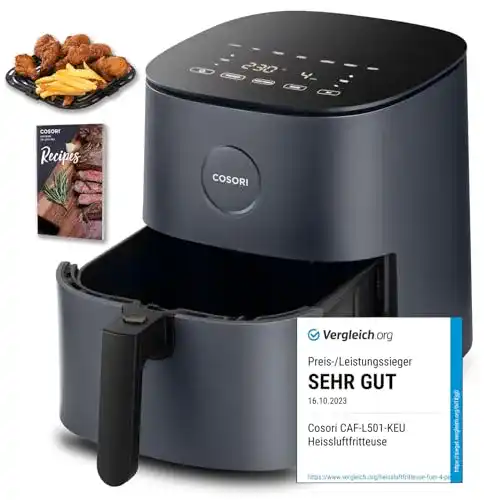 Heißluftfritteuse mit Grillfunktion COSORI Heißluftfritteuse XXL