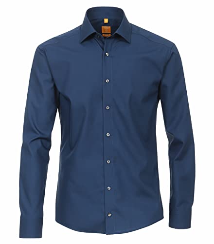 Die beste hemd herren redmond businesshemd uni modern fit 11 blau l Bestsleller kaufen