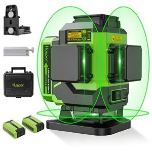 Huepar-Laser Huepar 3 x 360 Kreuzlinienlaser Grün 3D Grad