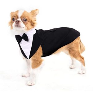 Hundekostüm PUMYPOREITY Hund Hochzeit Anzug, Smoking