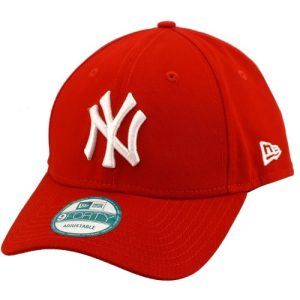 Hut Damen New Era 9Forty Strapback Cap – New York Yankees rot