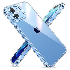 iPhone-12-Hülle-transparent CANSHN transparent stoßfest Hülle