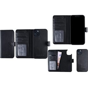 iPhone-14-Leder-Case HANS/SON Lederhülle mit Kartenfächern