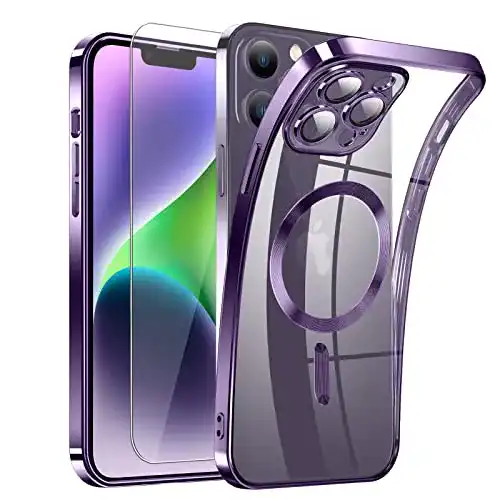iPhone-14-Pro-Clear-Case DOSNTO Clear Magnetisch