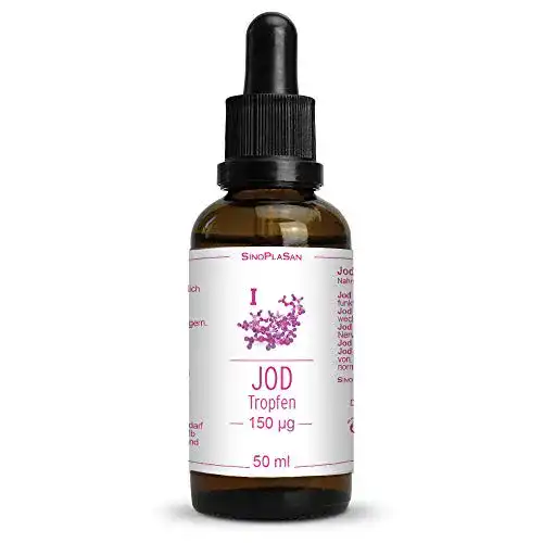 Jod flüssig Sinoplasan Jod Tropfen 150 µg – 50 ml – 1100 Tropfen