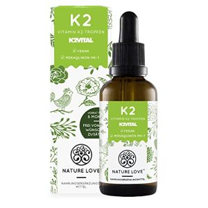K2-Tropfen Nature Love ® Vitamin K2 MK7-200µg, 1700 Tropfen