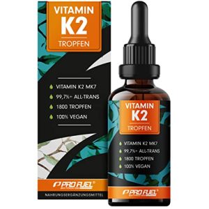 K2-Tropfen ProFuel Vitamin K2 Tropfen hochdosiert 1800x (50ml)