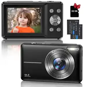 Kamera für Anfänger Umipyiza Digitalkamera Fotokamera Kompakt