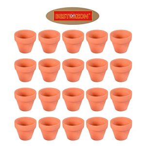 Piccoli vasi di terracotta BESTonZON Vasi di terracotta in terracotta, confezione da 20