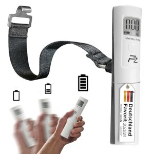 FLOWZOOM luggage scale without battery, digital with hook