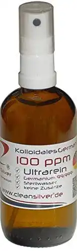 Kolloidales Germanium CleanSilver 100 ppm 100ml Sprühaufsatz