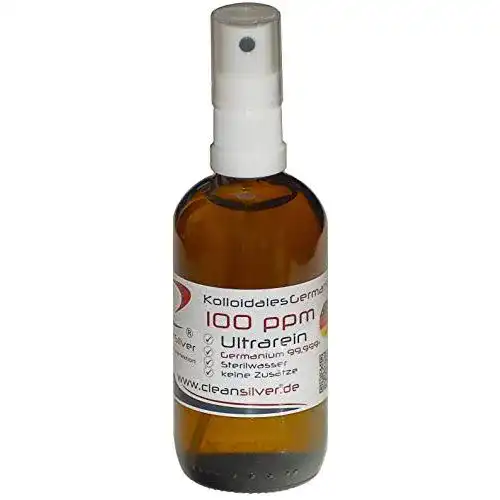 Kolloidales Germanium CleanSilver 100 ppm 100ml Sprühaufsatz