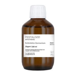 Kolloidales Germanium Pestalozzi Apotheke Neu 25ppm (200 ml)