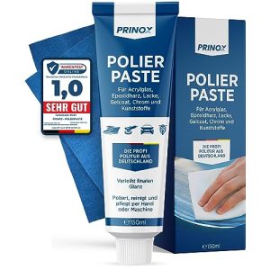 Kratzer-Entferner Prinox ® 150ml Polierpaste inkl. Profi Poliertuch
