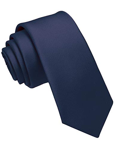 Die beste krawatte jemygins dunkelblau schmale fuer herren seide Bestsleller kaufen