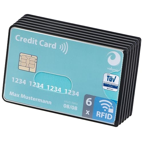 Die beste kreditkartenhuelle valonic rfid blocker schutzhuelle 6 stueck Bestsleller kaufen