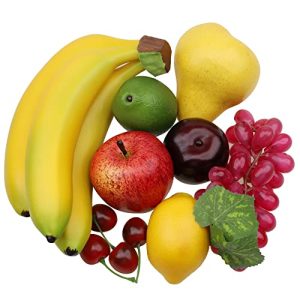 künstliches Obst Gresorth Künstliche Lebensecht Apfel Birne Banane