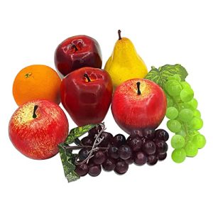 künstliches Obst Laiiqi Künstliche Gefälschte Früchte, 8 Stück