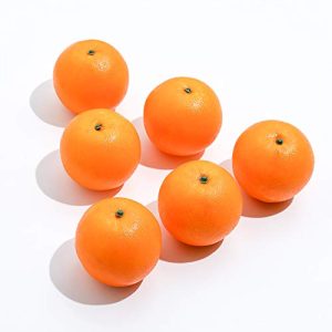 künstliches Obst Veryhome 6 stücke künstliche orange gefälscht